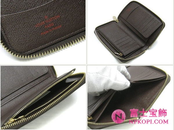(LOUIS VUITTON)ルイヴィトン ブランドコピー ダミエ財布 ジッピーコンパクト ウォレット N60028